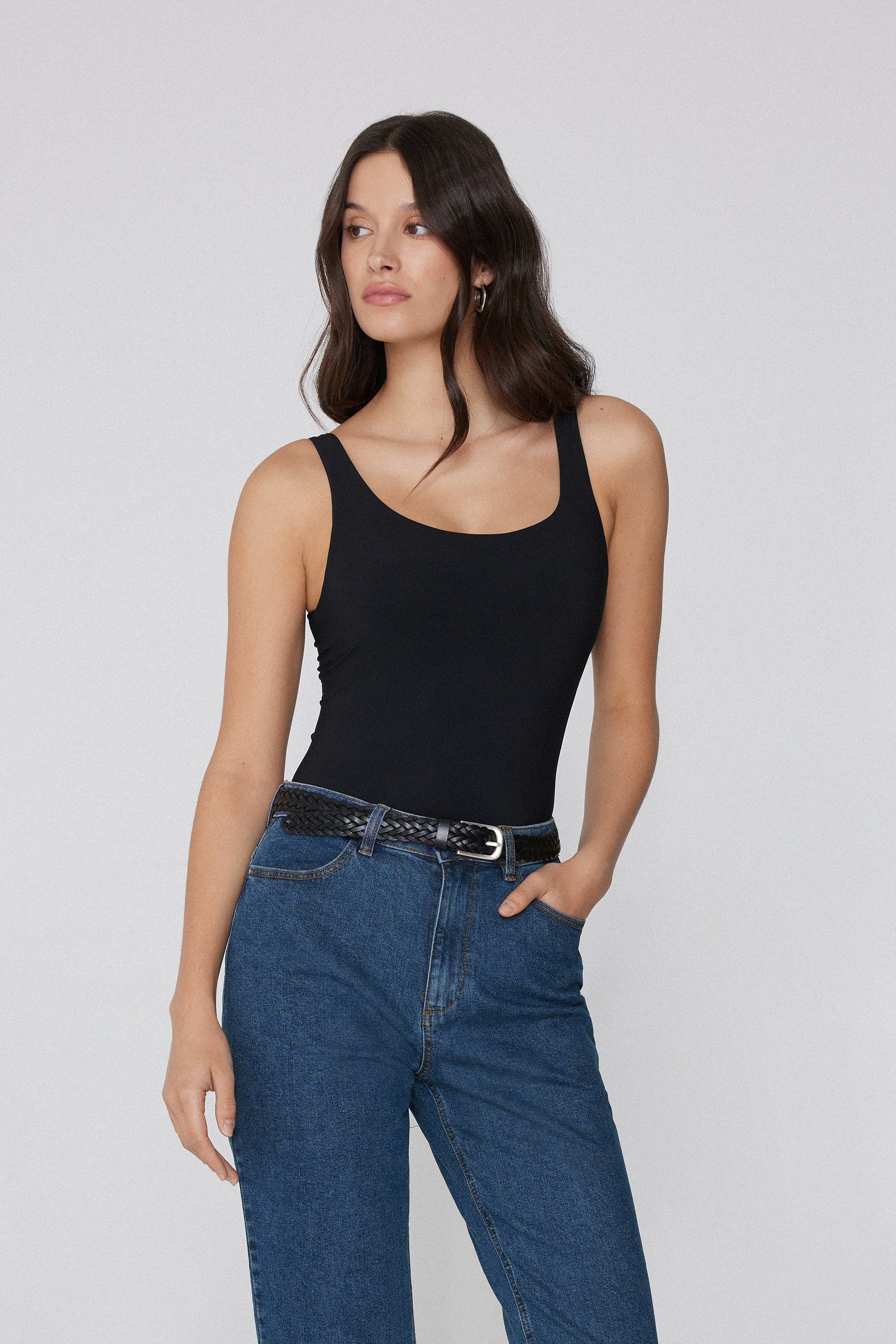 2 In 1 Natural Lifting Camisole with Wide Shoulder Straps