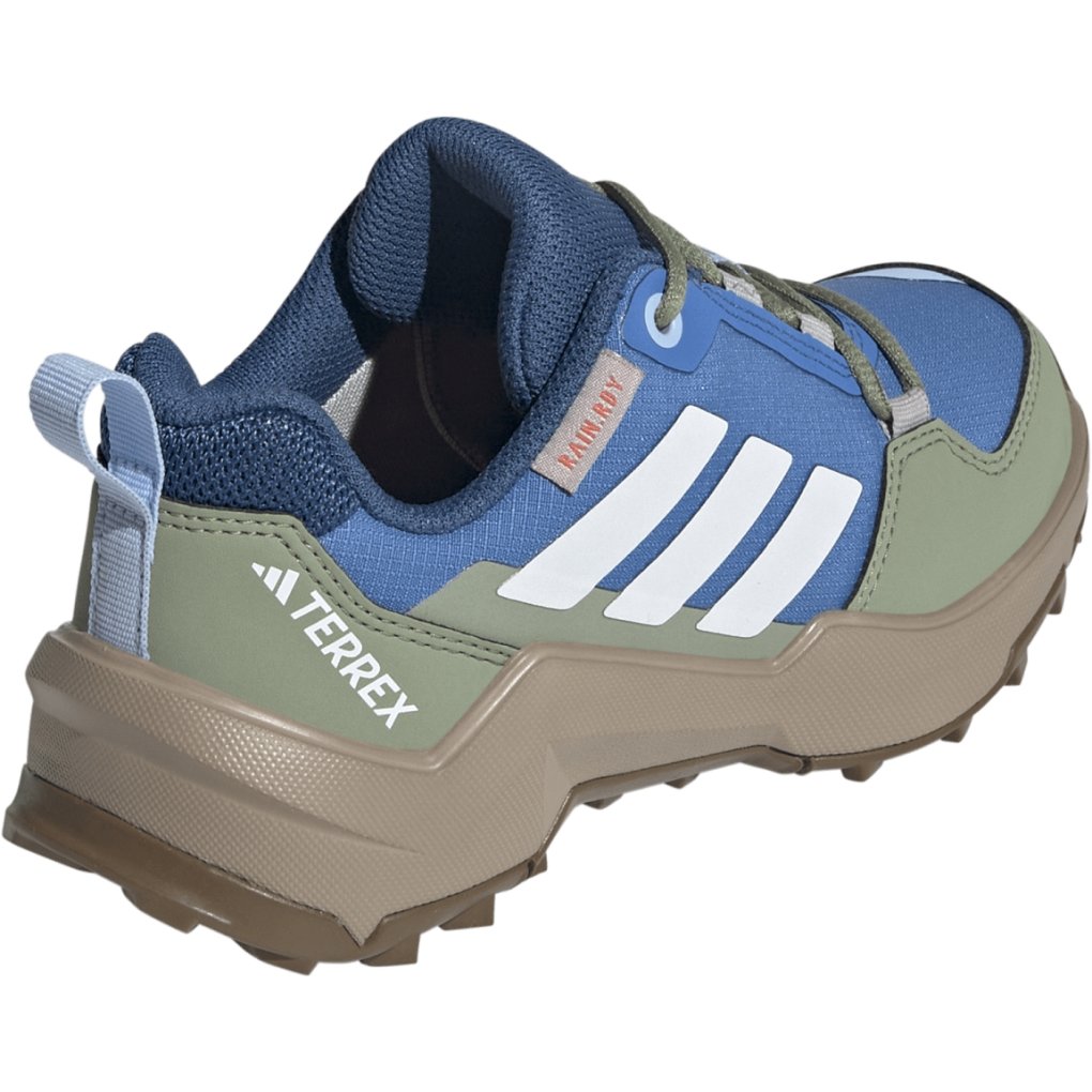 adidas TERREX AX4R Hiking Shoes Kids - ray blue/off white/tent green JR6639
