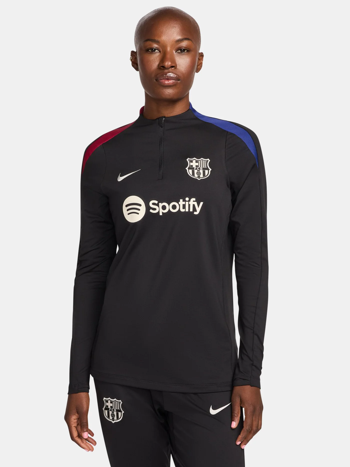 Fc Barcelona Training Sweatshirt 24/25 - Women