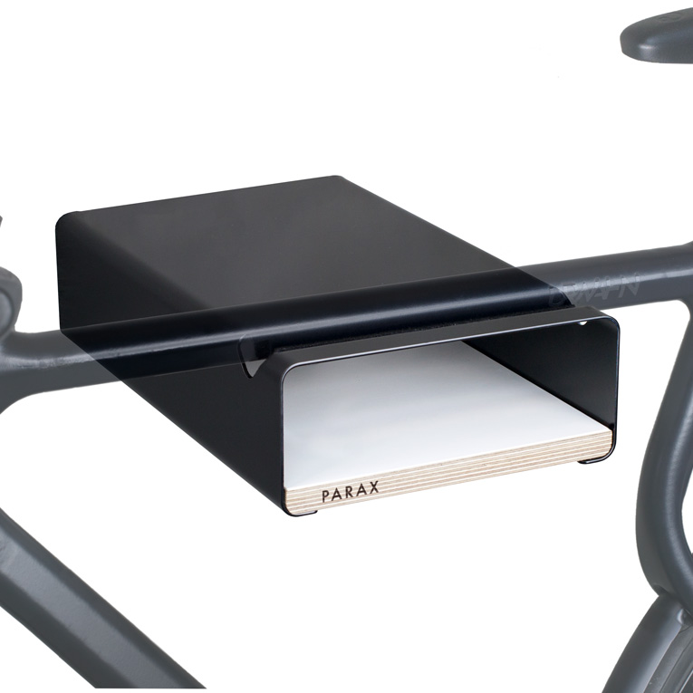 Parax S-Rack Bicycle Wall Mount - Black - White