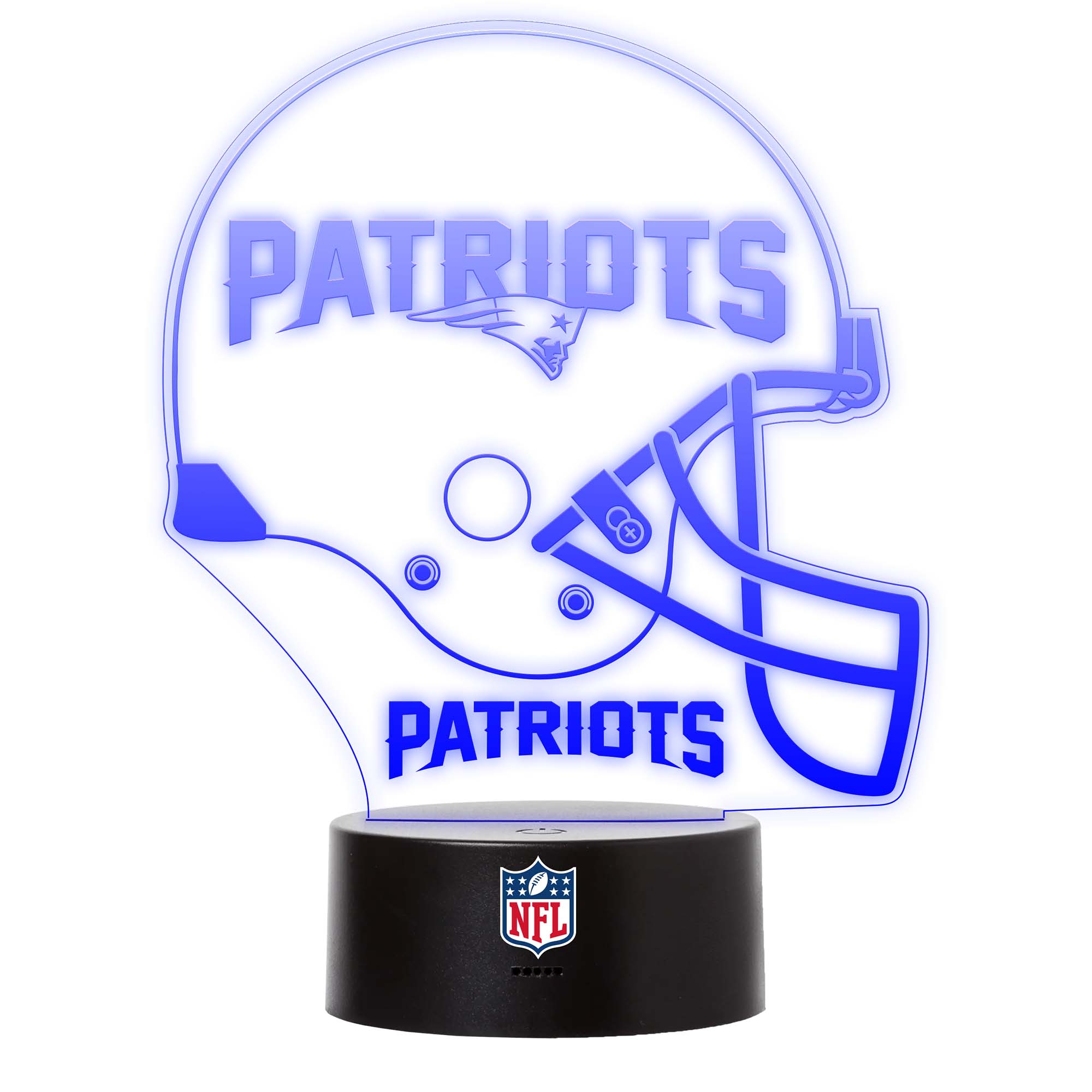 New England Patriots NFL Helmet LED Sign