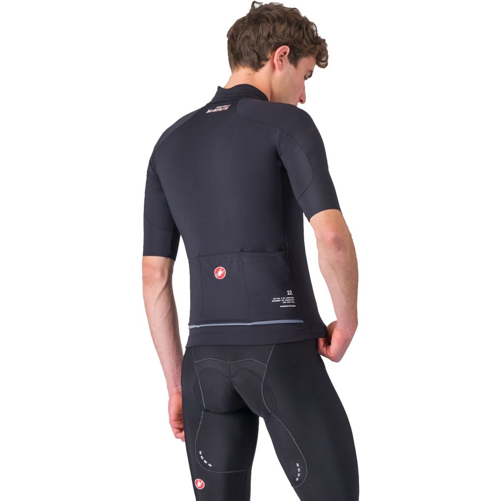 Castelli Do.Di.Ci. Short Sleeve Jacket Men - light black 085