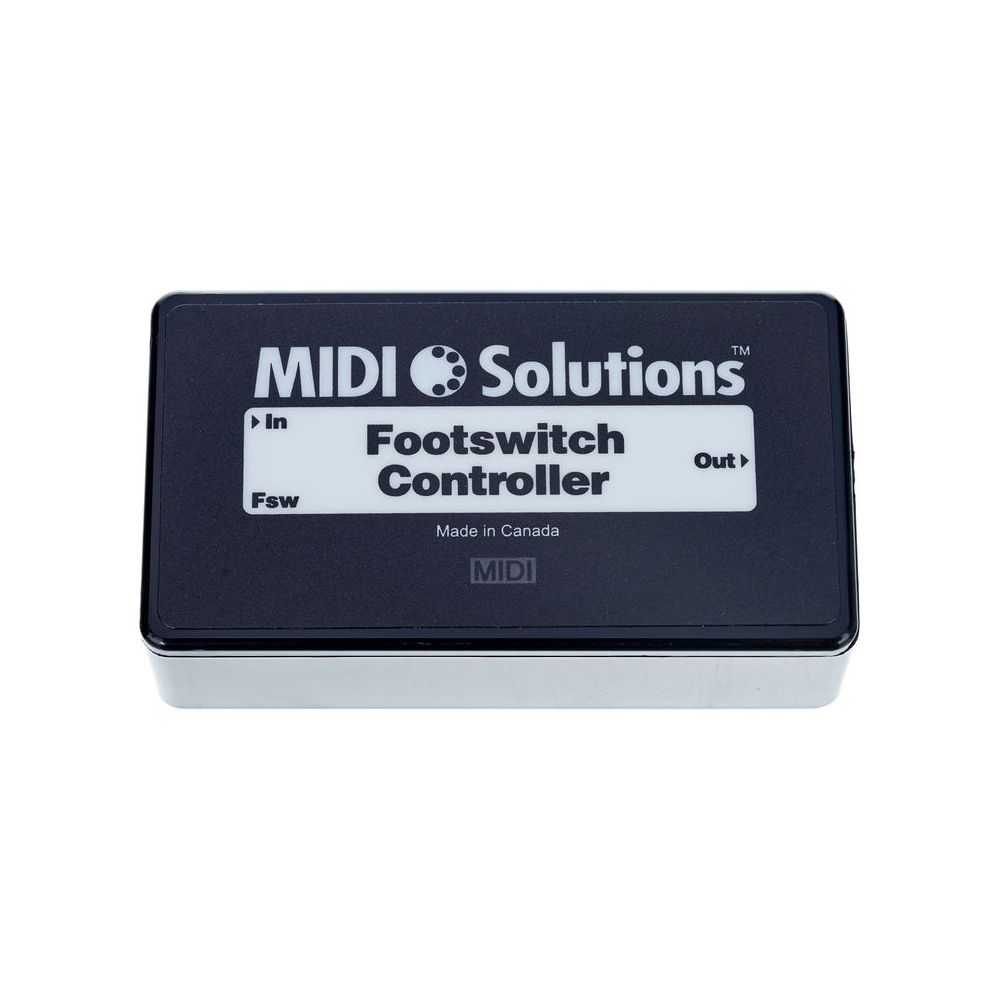 MIDI Solutions Footswitch To MIDI Controller – Thomann Ireland