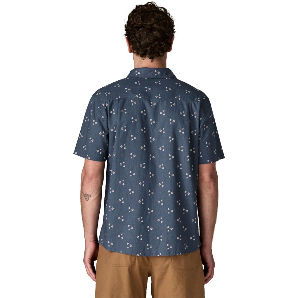 Patagonia Back Step Short Sleeve Shirt Men - Bouquet: Dolomite Blue