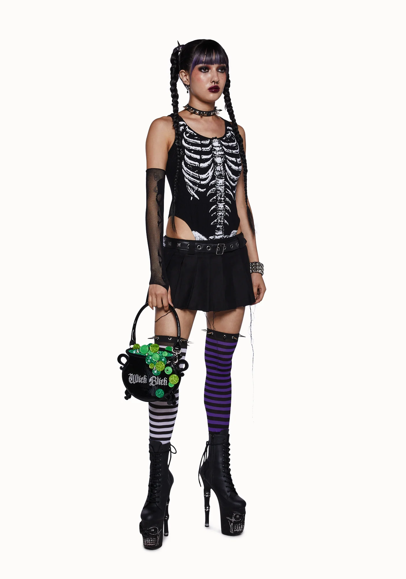 Haunting Ossuary Skeleton Bodysuit