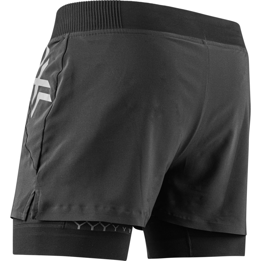 X-Bionic Twyce Race 2-In-1 Shorts Men - black/charcoal