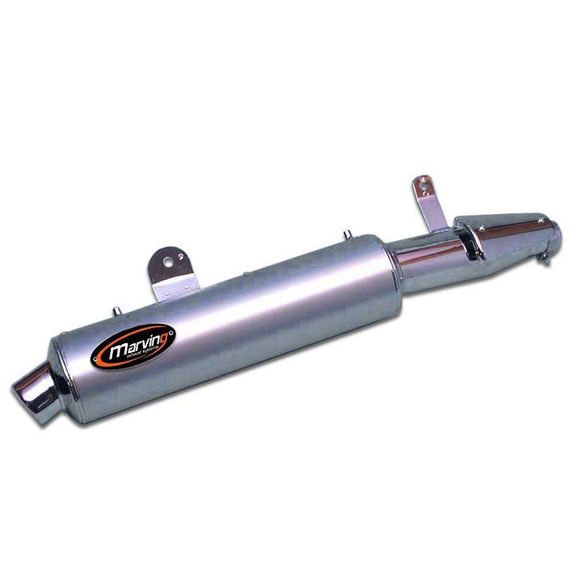 Marving silencer chrome tip - GreyHonda 650 Xrv 650 Africa Twin (Rd03) - 1988 - 1989Ref: 01HA41
