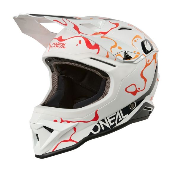 O'Neal 1SRS cross helmet - Splash 2025 - White / OrangeRef: OL2190