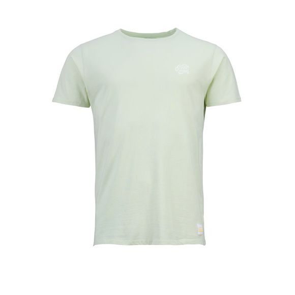 GOOD VIBES Pull-in short-sleeved T-shirt - BlueRef: PUL0531