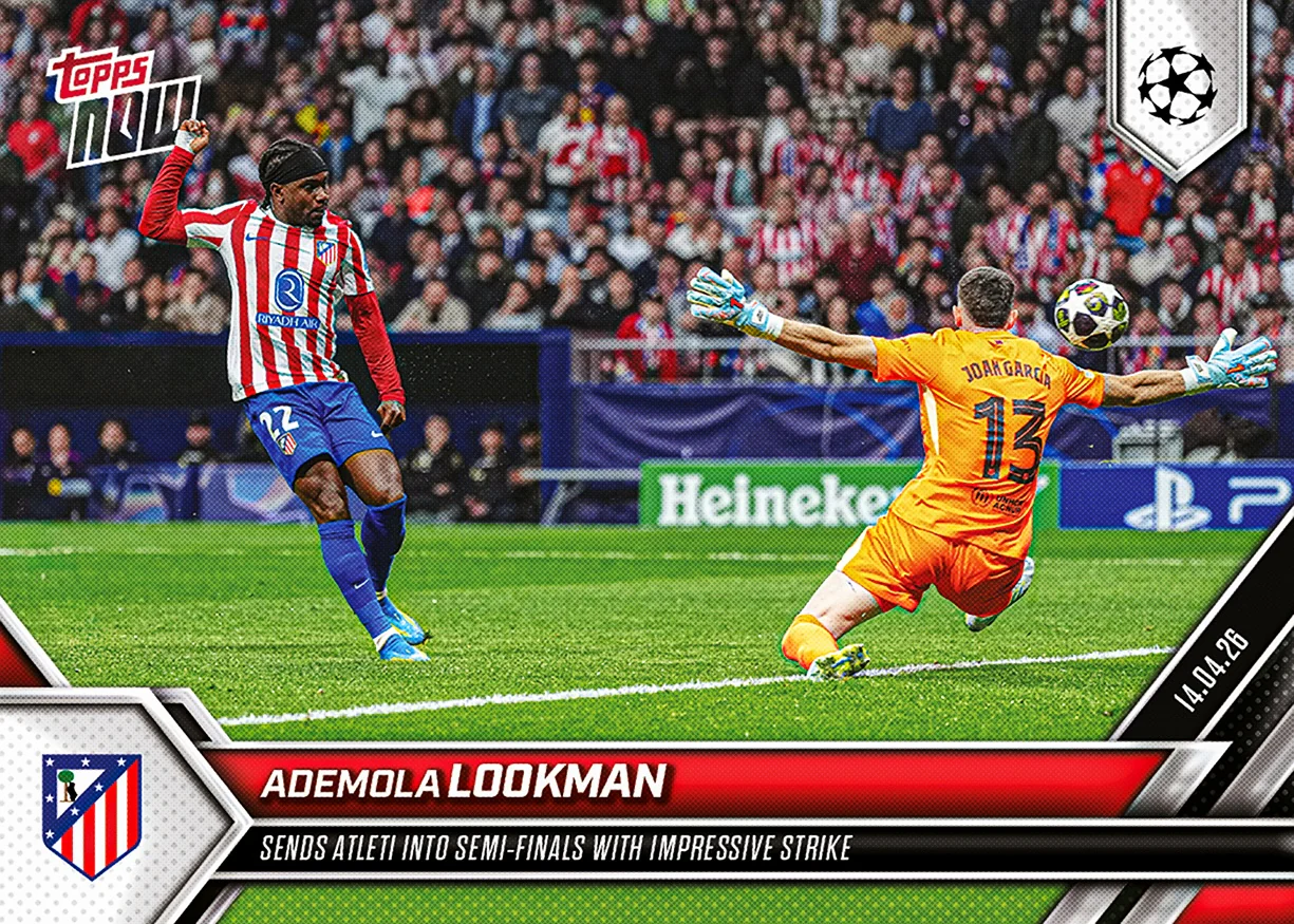 Ademola Lookman - 2025-26 UCL Topps NOW® - Card 122
