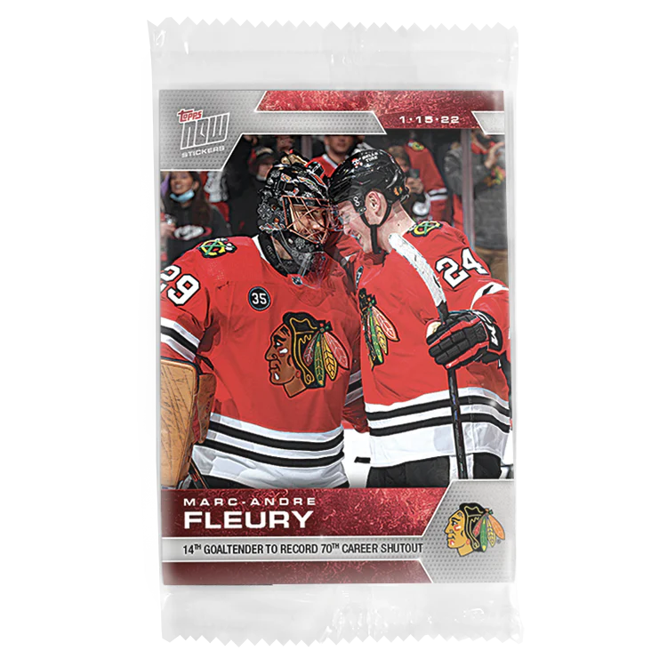 2021-22 NHL TOPPS NOW® 16-Sticker Pack - Stickers #214-229