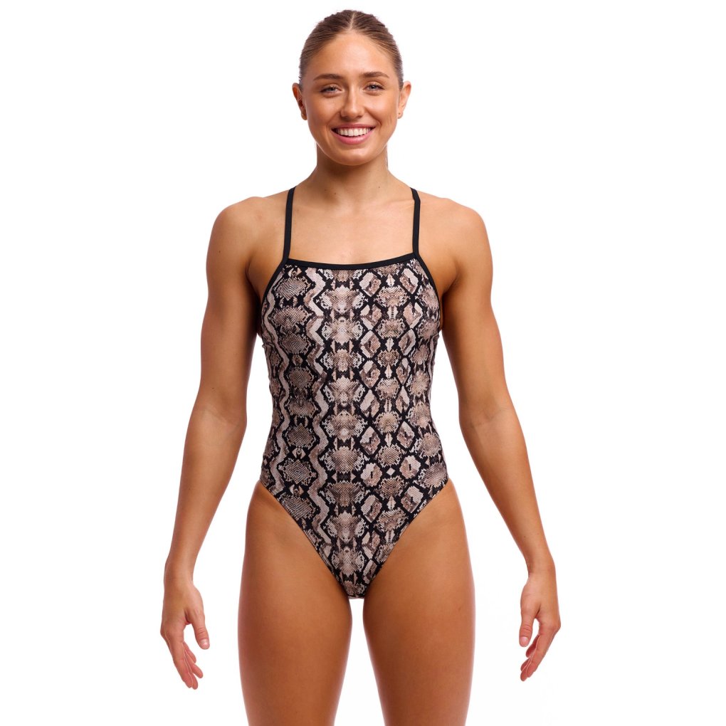 Funkita Tie Me Tight Eco One Piece Swimsuit Women - Rattle Racer