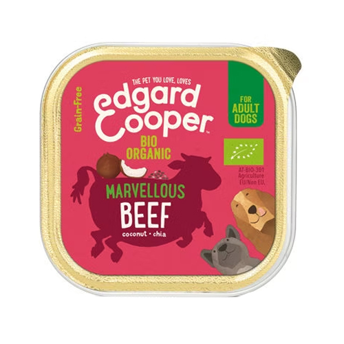 Edgard & Cooper Organic Adult - Beef - 17 x 100g