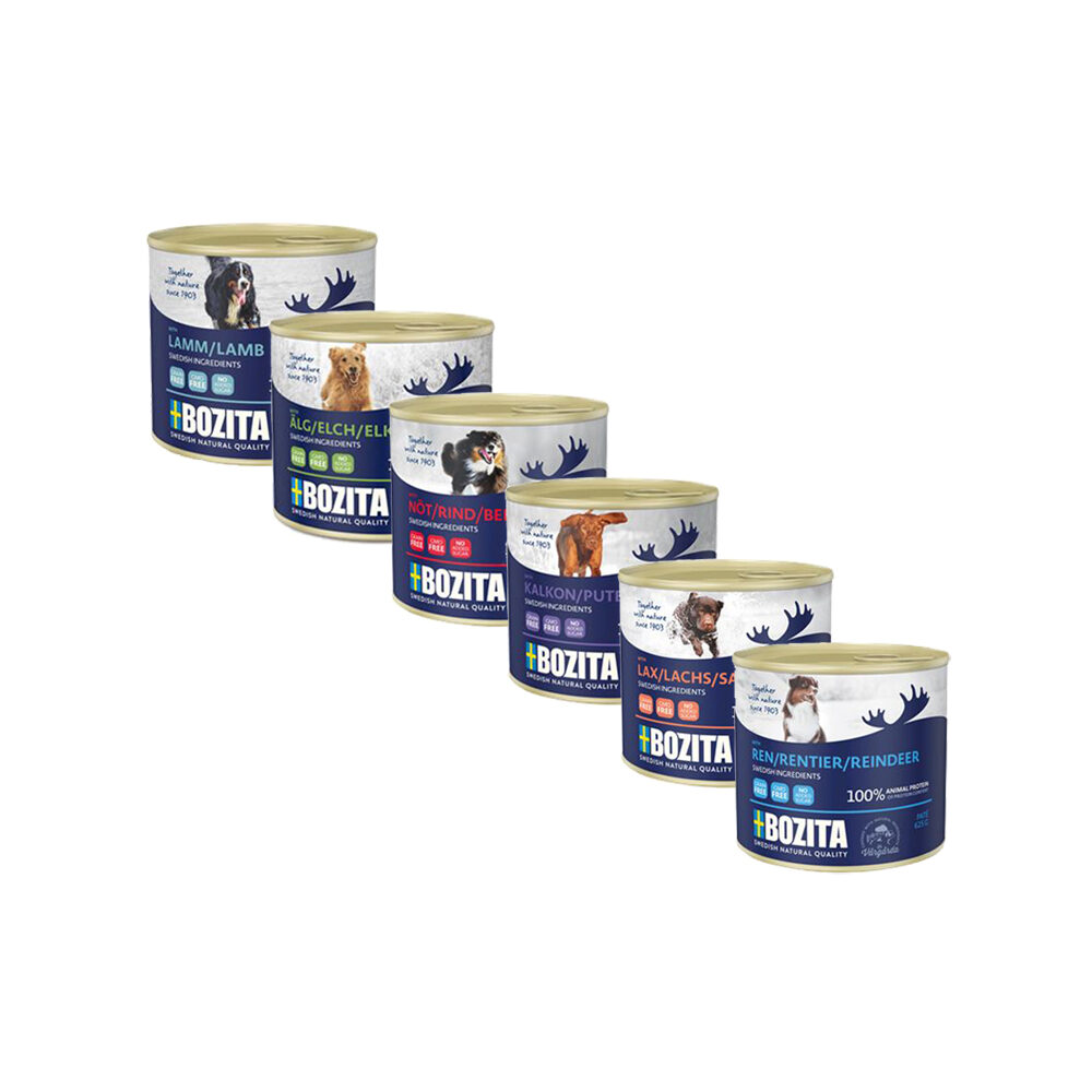 Bozita Pâté Dog - Reendeer - 6 x 625 g