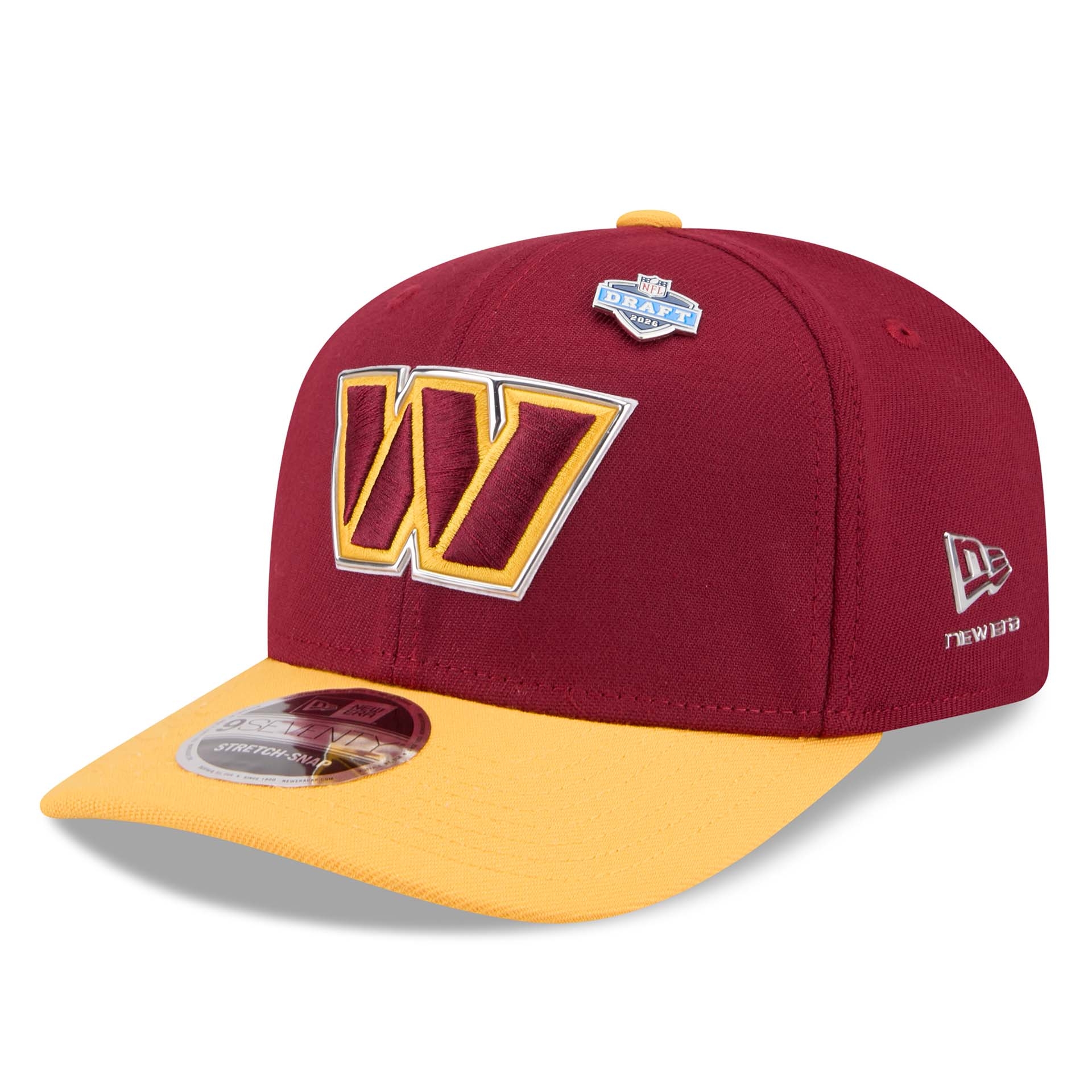 Washington Commanders 2026 NFL Draft 9SEVENTY Stretch-Snap Cap