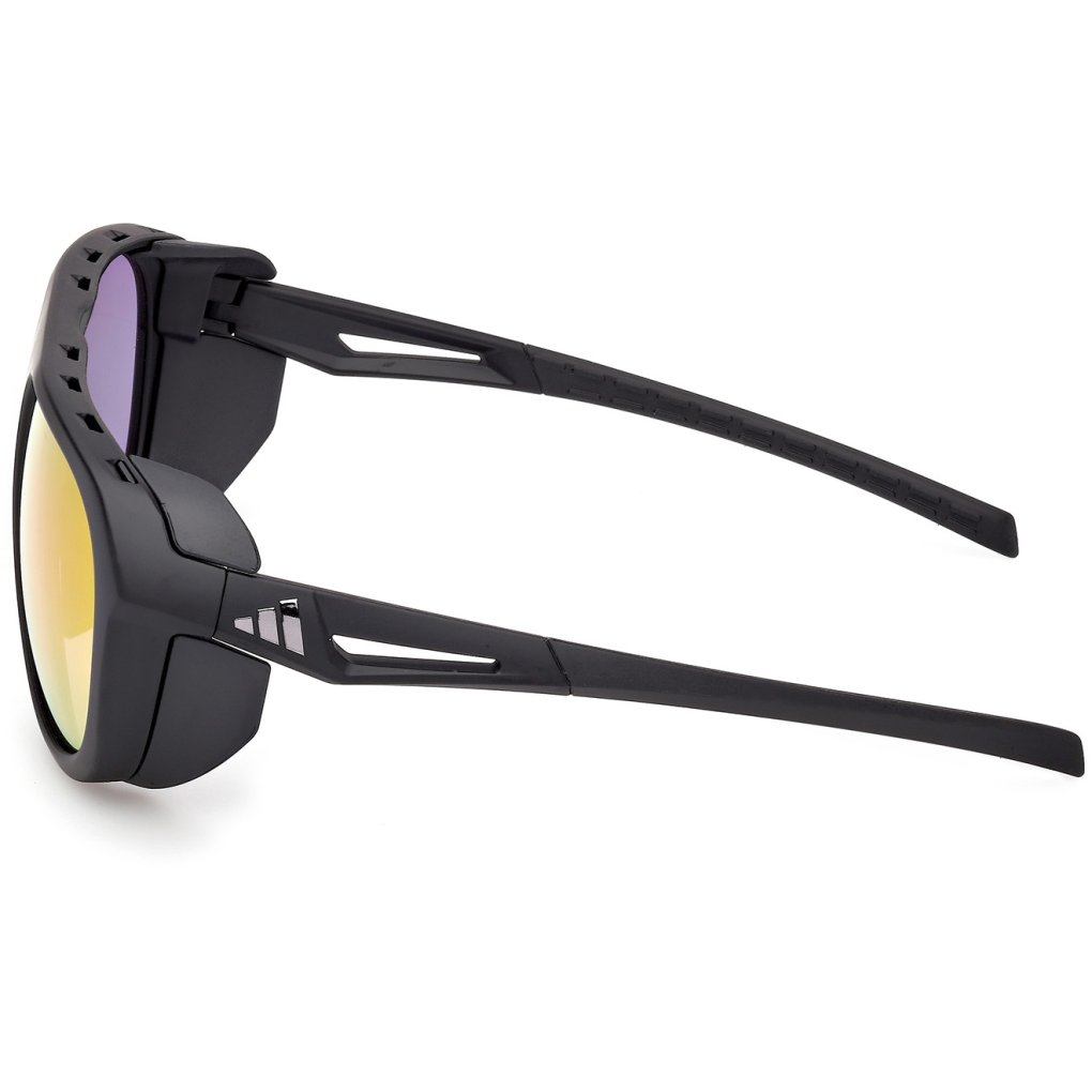 adidas SP0110 Glasses - Matte Black / Contrast Mirror Violet