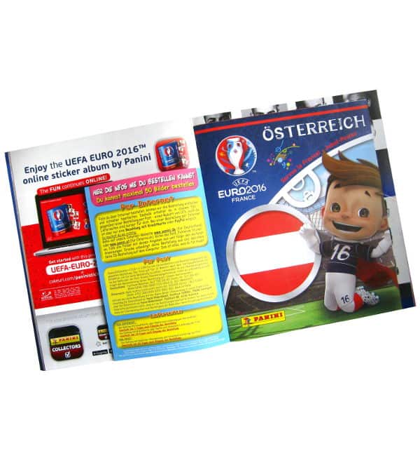 Panini EURO 2016 Sticker Album Austria