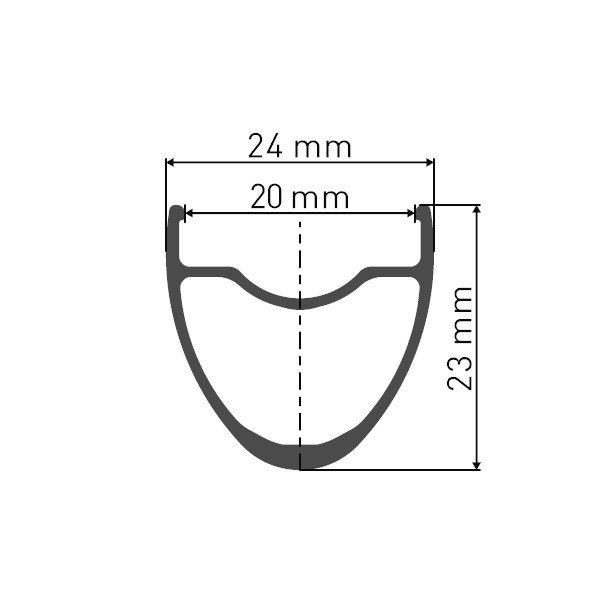 DT Swiss P 1800 SPLINE 23 Front Wheel - 28