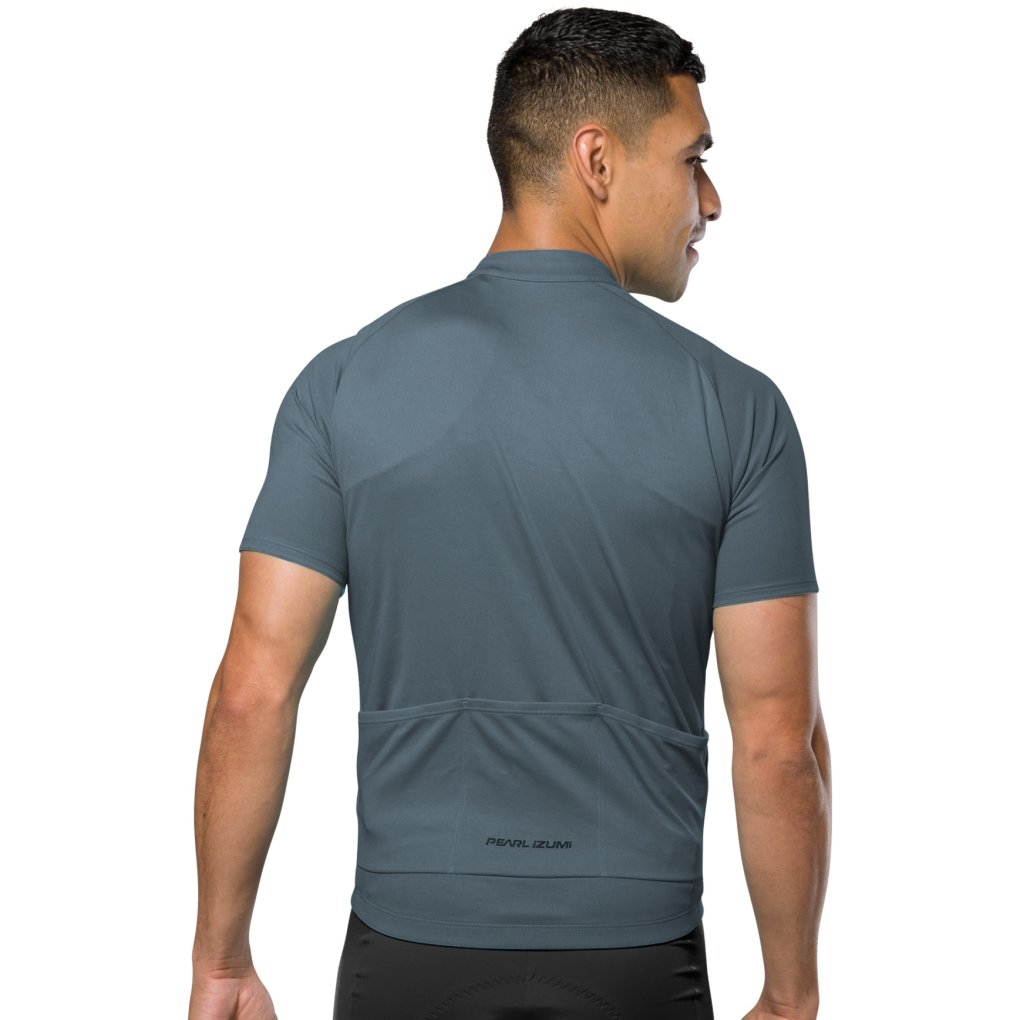 PEARL iZUMi Quest Shortsleeve Jersey Men 11122406 - dark slate - AEZ
