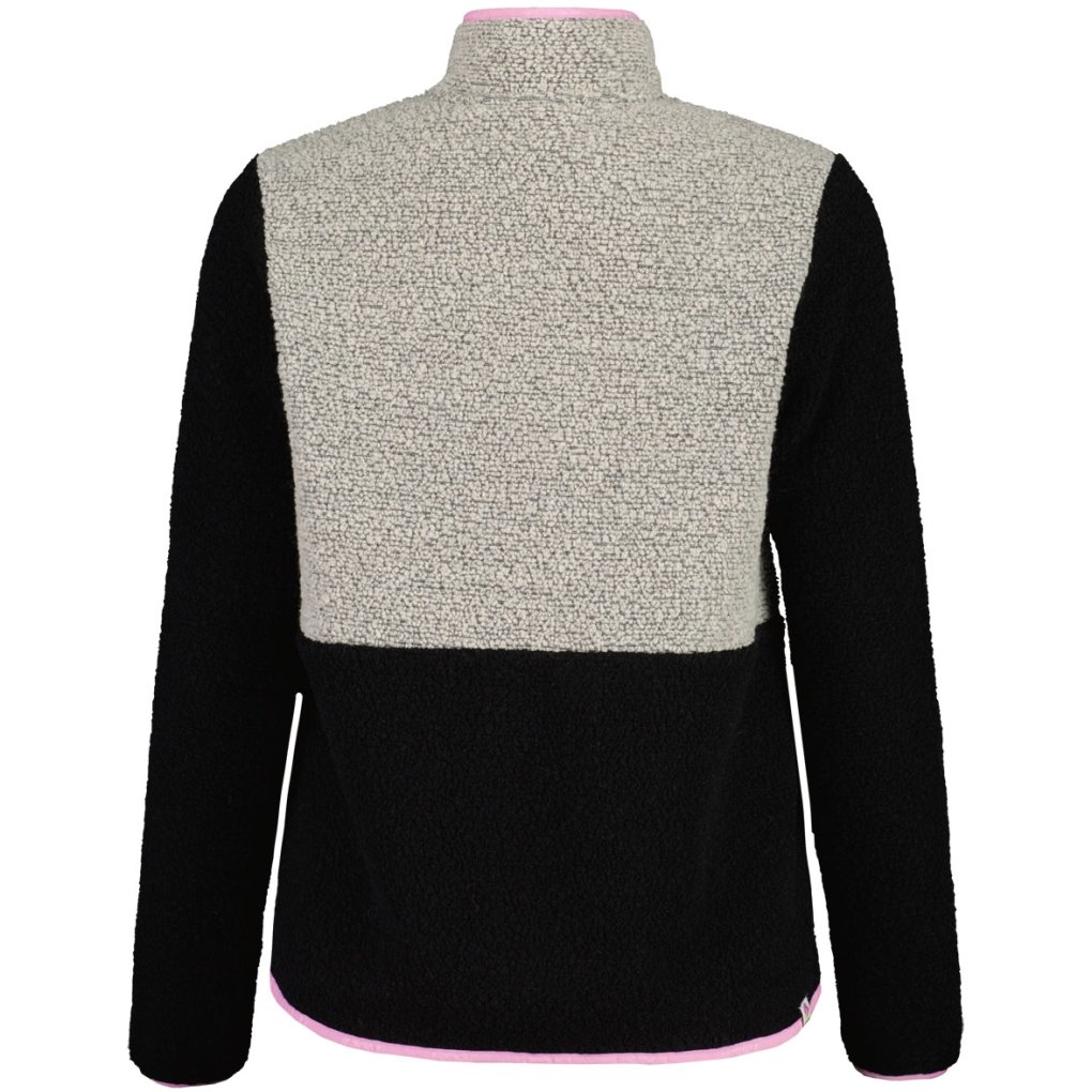 Maloja VallettaM. Mountain Fleece Jacket Women - deep black multi 8862