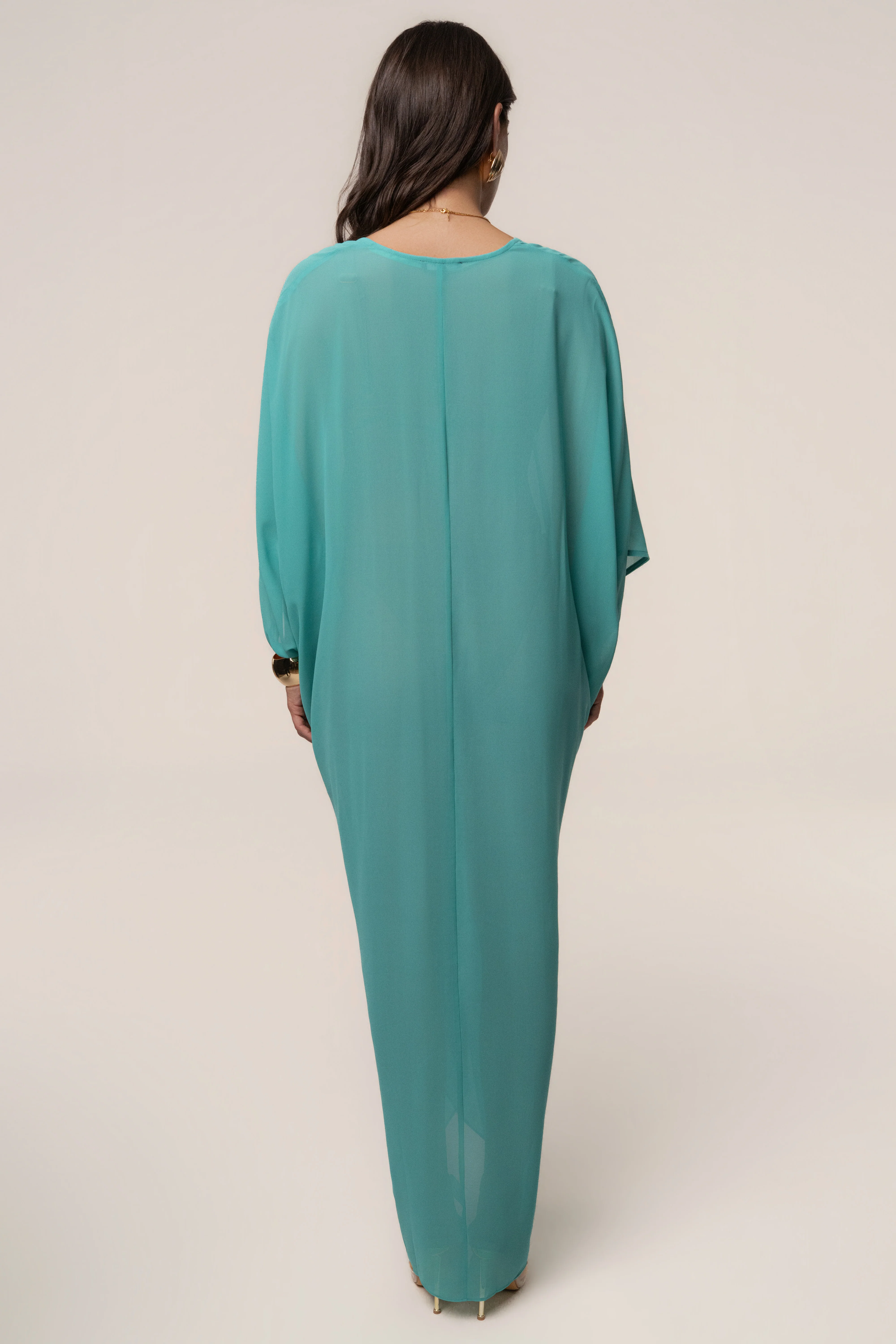 Teal Longer Days Cover Up Dress