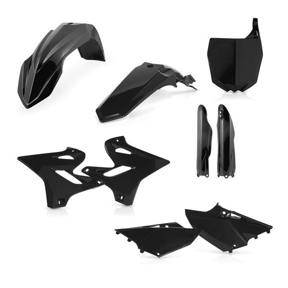 Acerbis FULL KIT BLACK Plastic KitYAMAHA 125 YZ 125 (CE16) - 2018Ref: AE2121 / 0023083.090