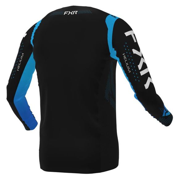 FXR HELIUM BLACK/SKY BLUE 2022 cross jersey - Black / BlueRef: FXR0117