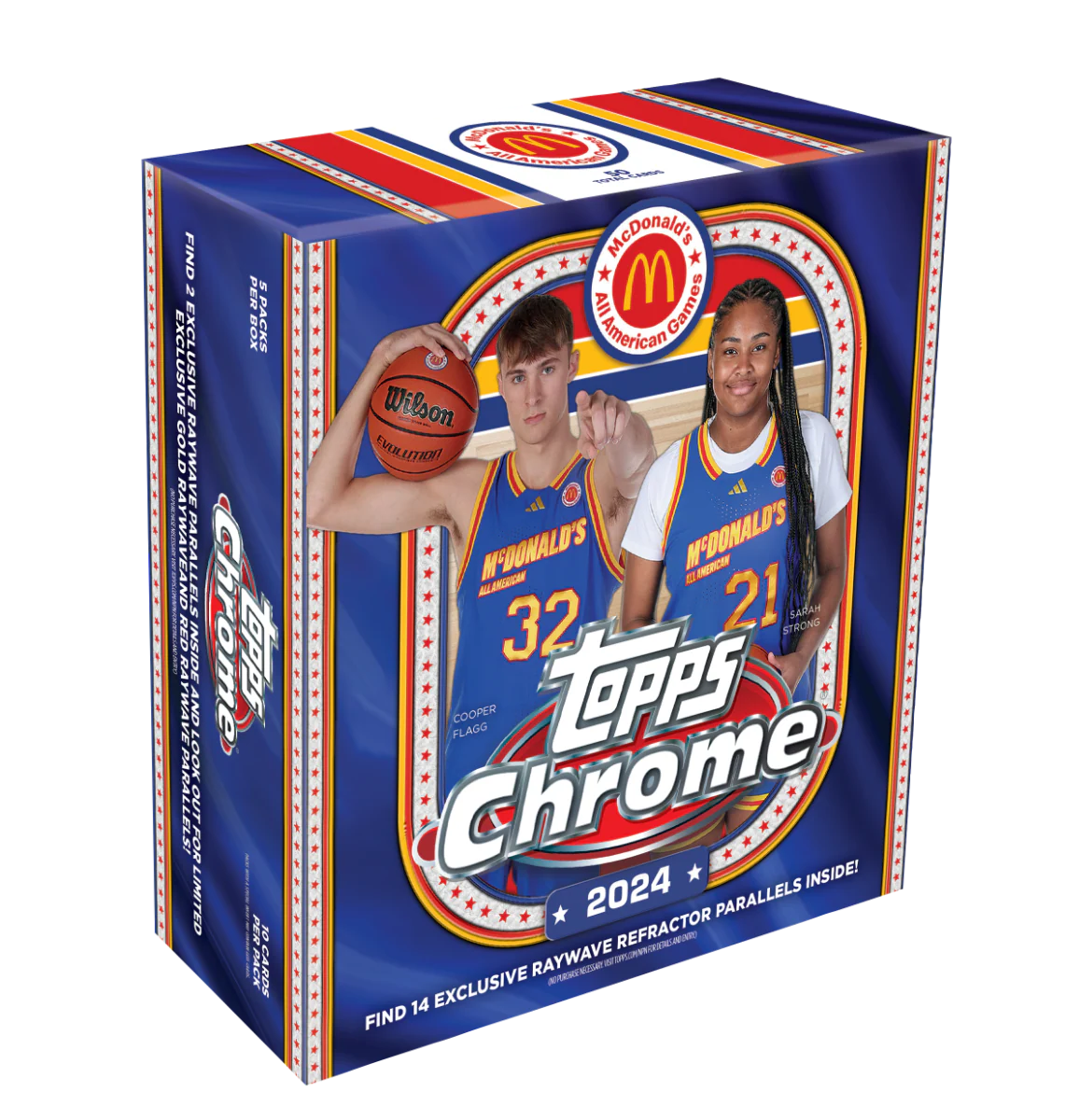 2024 Topps McDonald's All-American Chrome - Mega Box