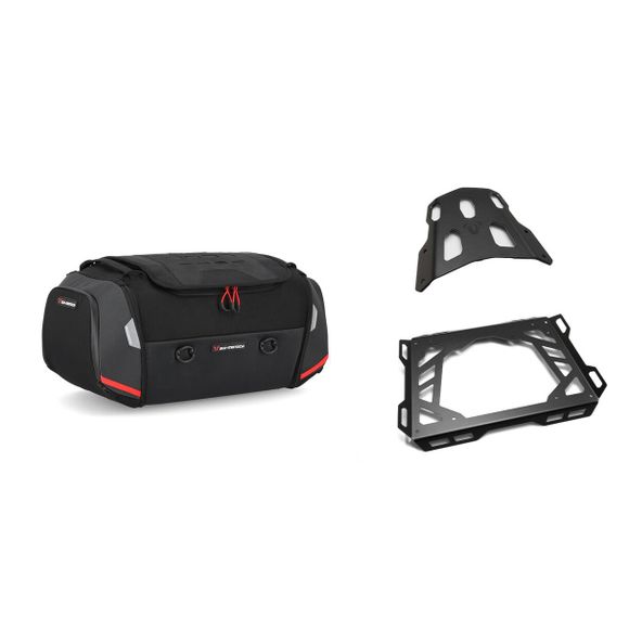 SW-MOTECH RACKPACK saddle bag (42 liters) COMPLETE WITH BRACKET - BlackRef: swm0524 / gpt.06.036.30000