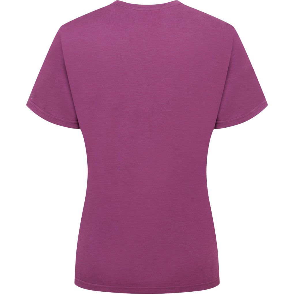 Rab Crimp Logo Tee Women - plum