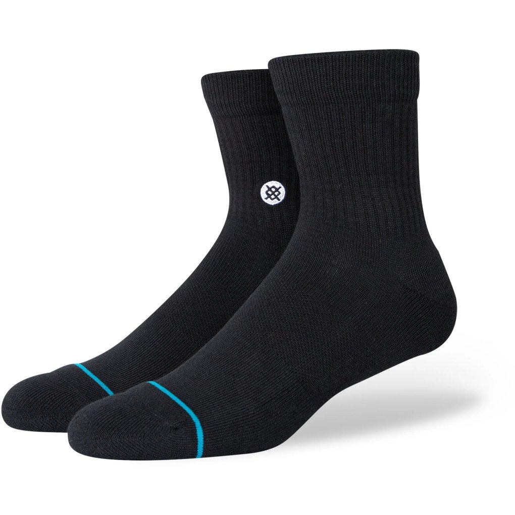 Stance Icon Quarter Socks Unisex - 3 Pack - black
