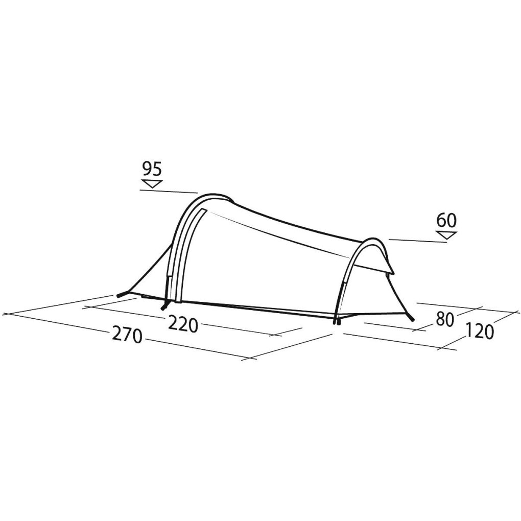 Robens Cress 1 Pro Tent - Green