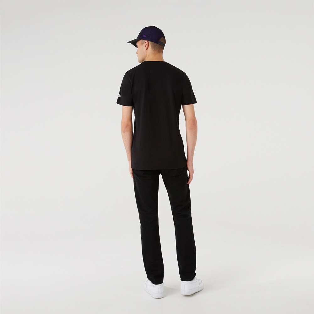 Los Angeles Lakers Futuristic New Era NBA T-Shirt Black