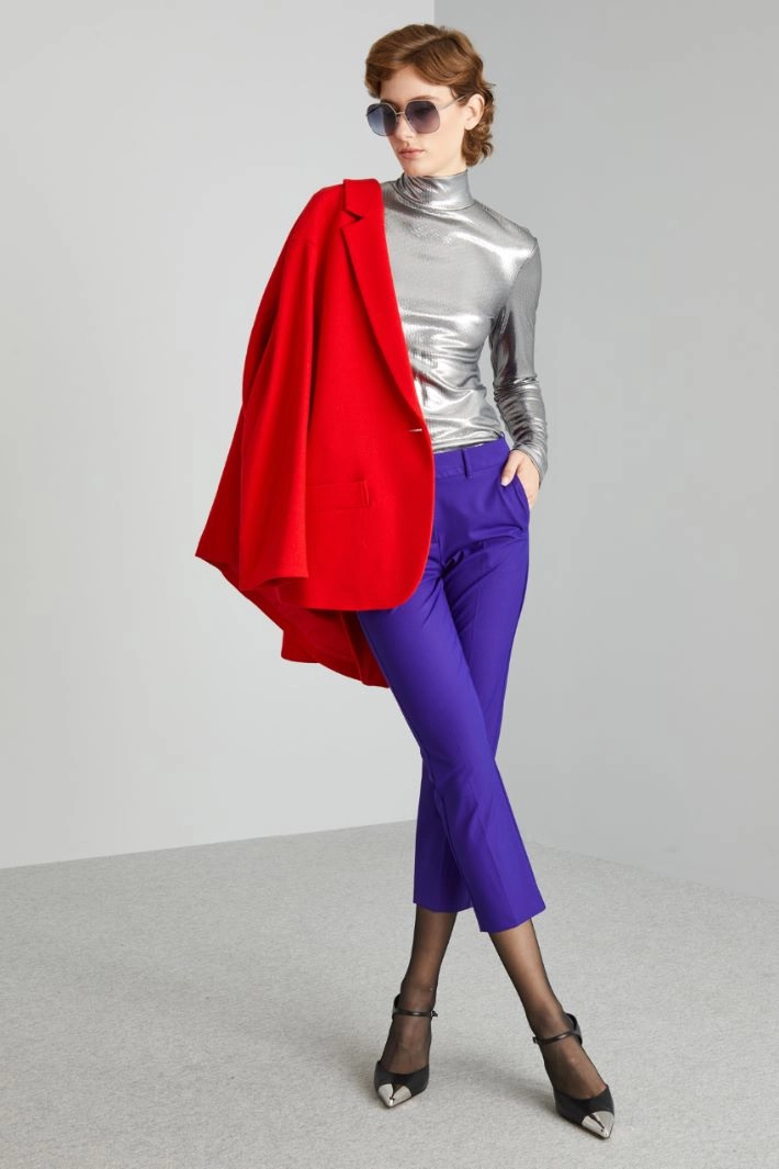 Laminated top - SILVER BLACK