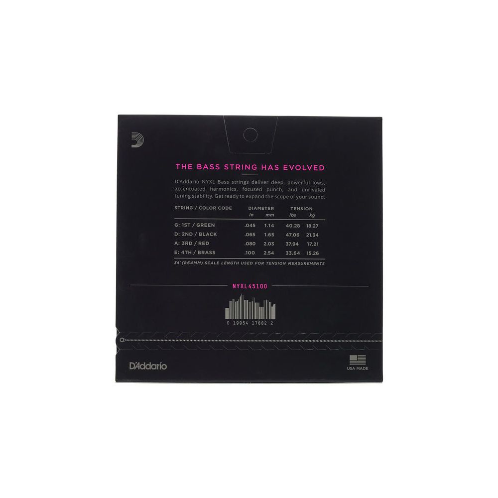 Daddario NYXL45100 Bass Set – Thomann Ireland