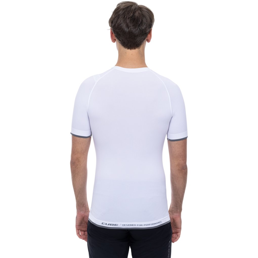 CUBE RACE Be Cool Short Sleeve Baselayer Men - white