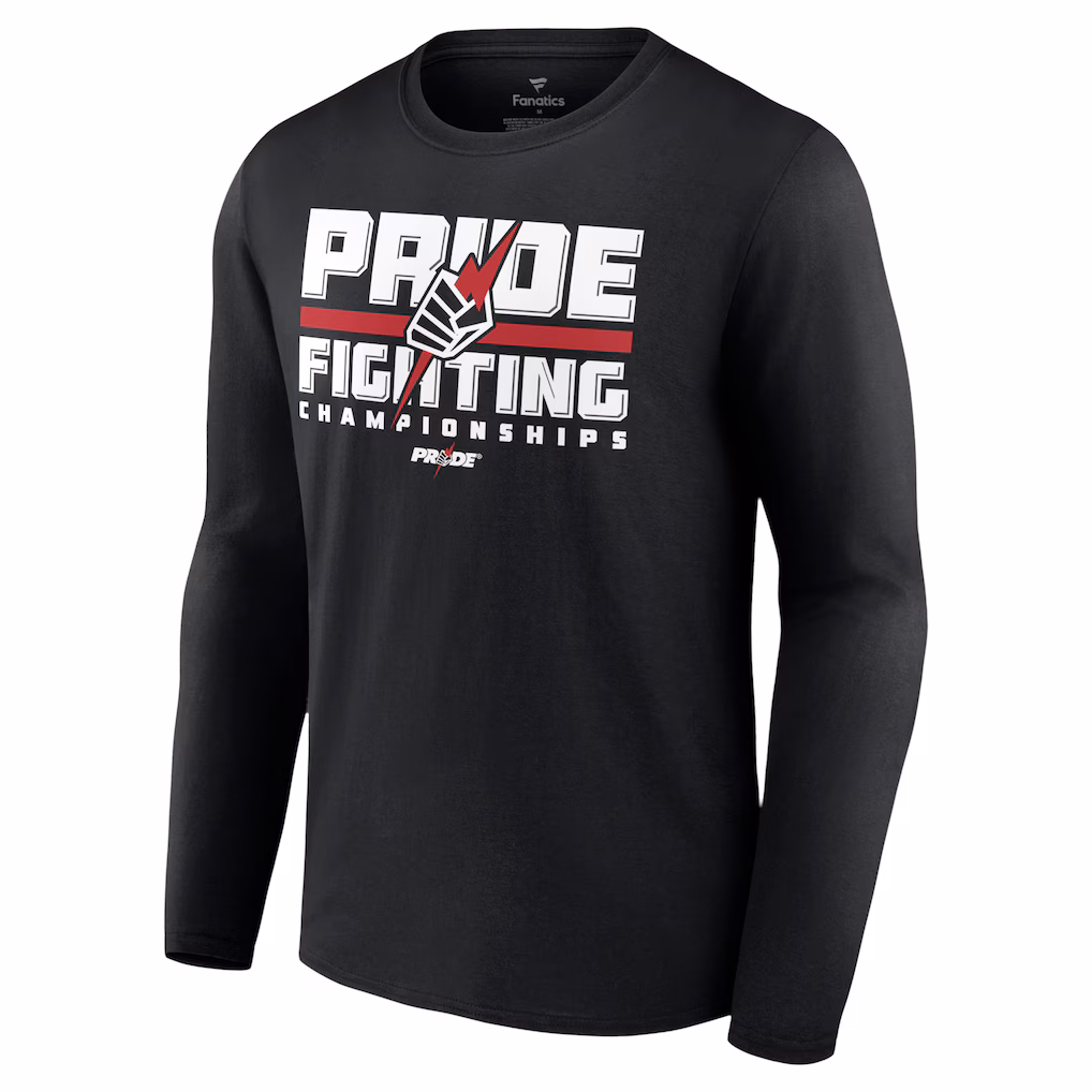 UFC Pride FC Logo Long Sleeve T-Shirt - Mens
