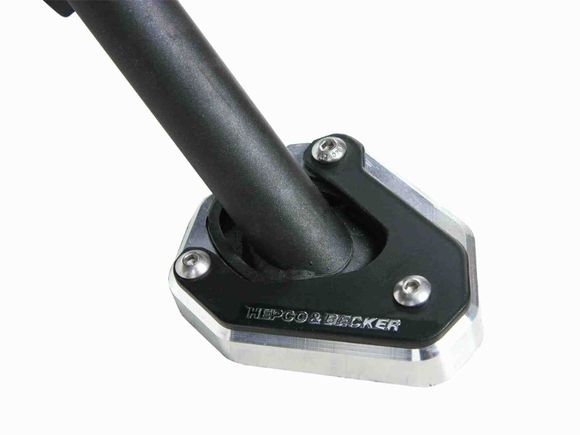 Hepco & Becker side stand extension - black/silverRef: Hbe02563A / 42112555 00 91