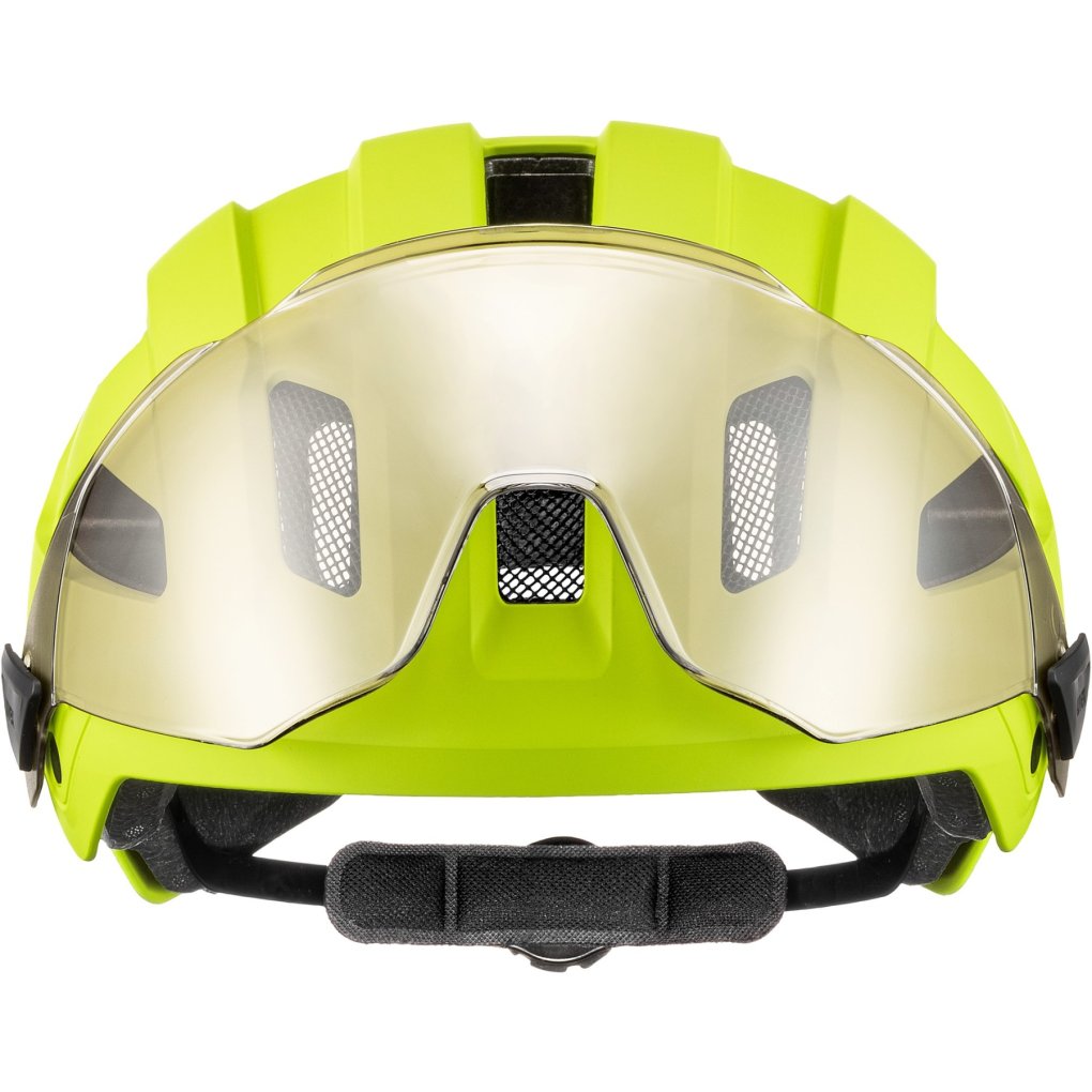 Uvex stride visor MIPS Bike Helmet - lime matt/ltm. silver