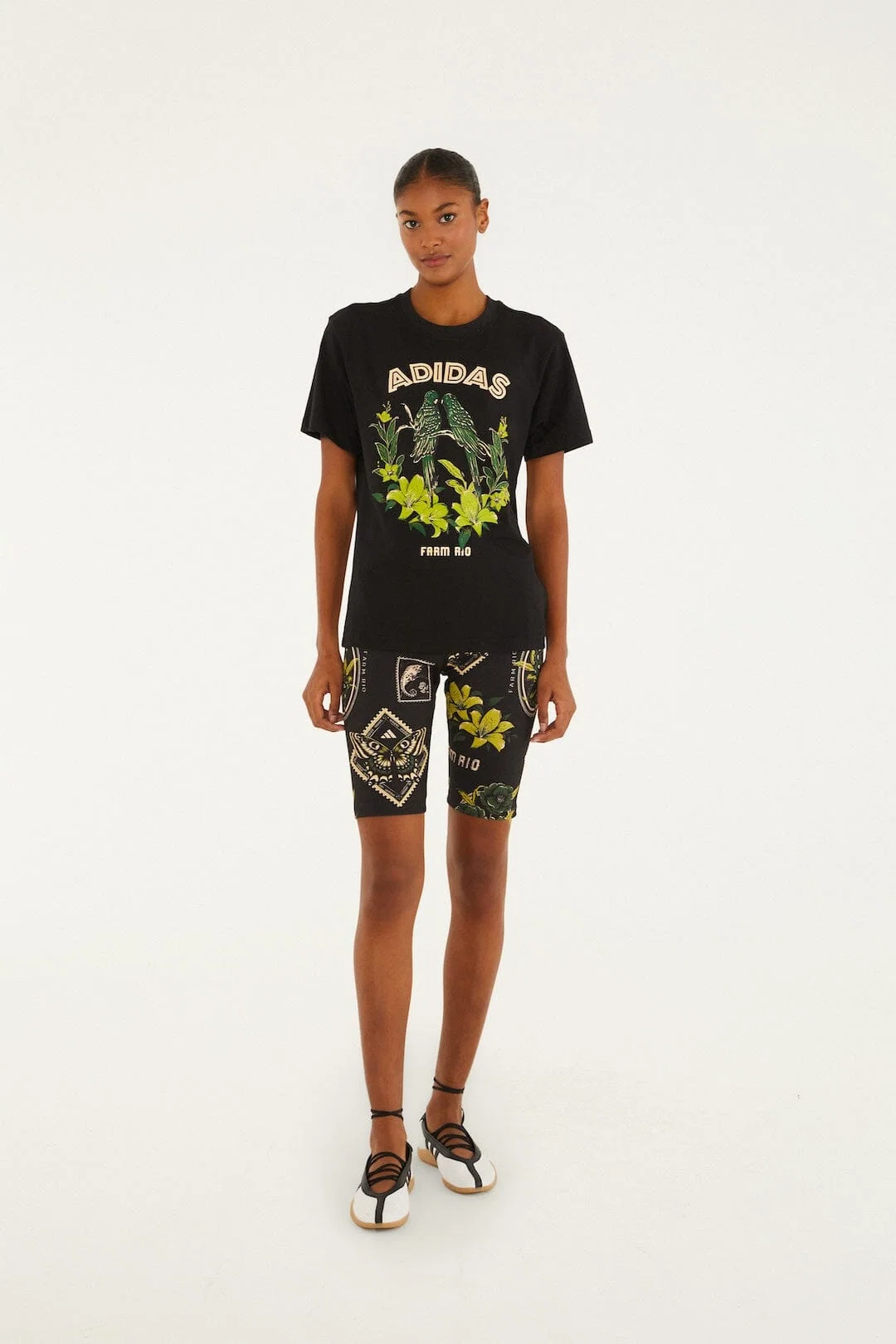 Label Garden Black Adidas Bike Short