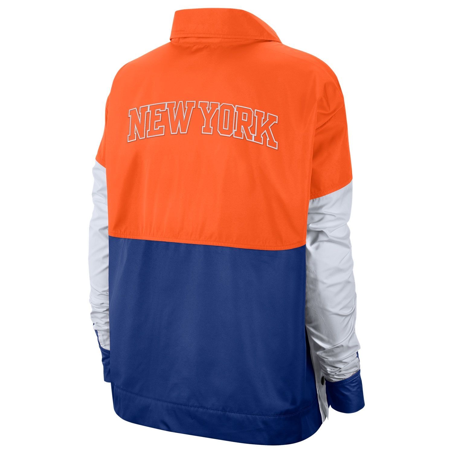 New York Knicks Courtside Snap NBA Jacket (WOMEN'S)