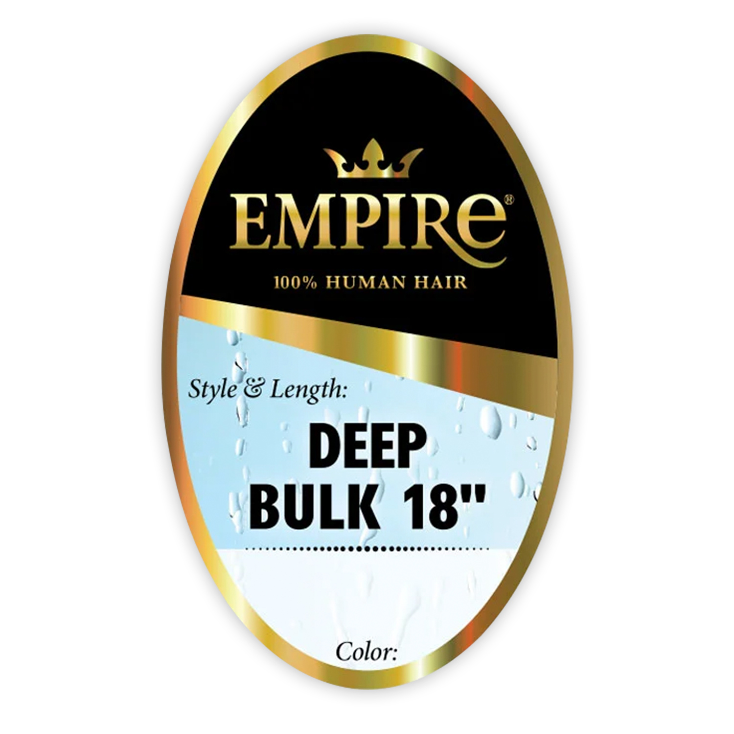 Sensationnel Human Hair Braids Empire Wet N Wavy Deep Bulk 18