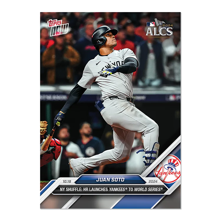 Juan Soto - 2024 MLB Topps NOW® Card 855 - LOOK FOR AUTOS and AUTO-RELICS