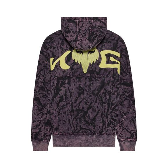 Fox Image Print Po Sweatshirt - Purple / BlackRef: FX6369