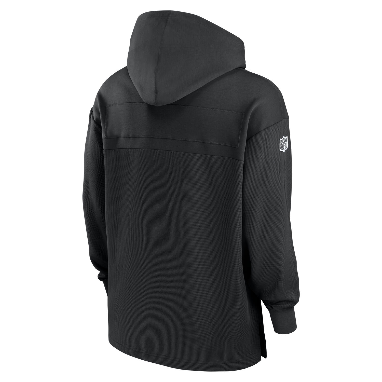 Las Vegas Raiders 2024 NFL On-Field Sideline Nike Jersey Hoodie Black