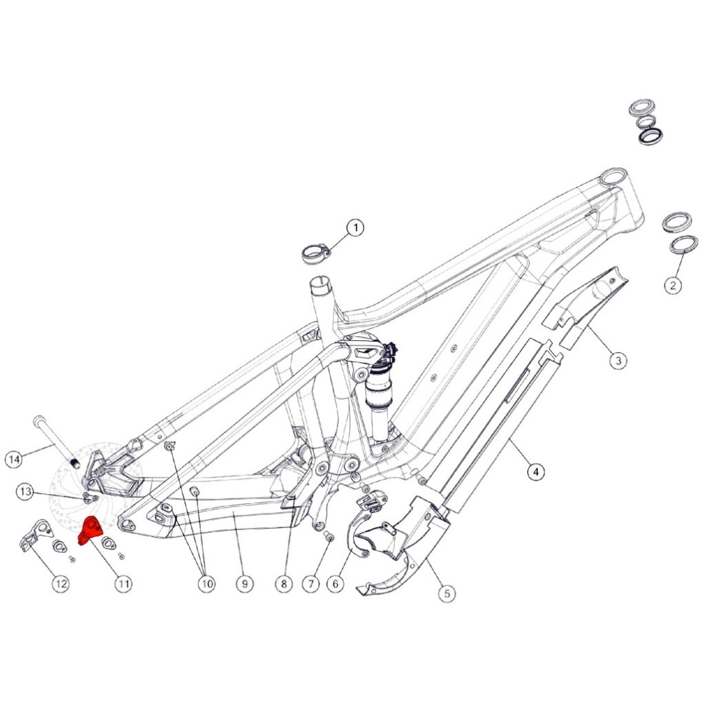 BMC Derailleur Hanger #62 - 301234
