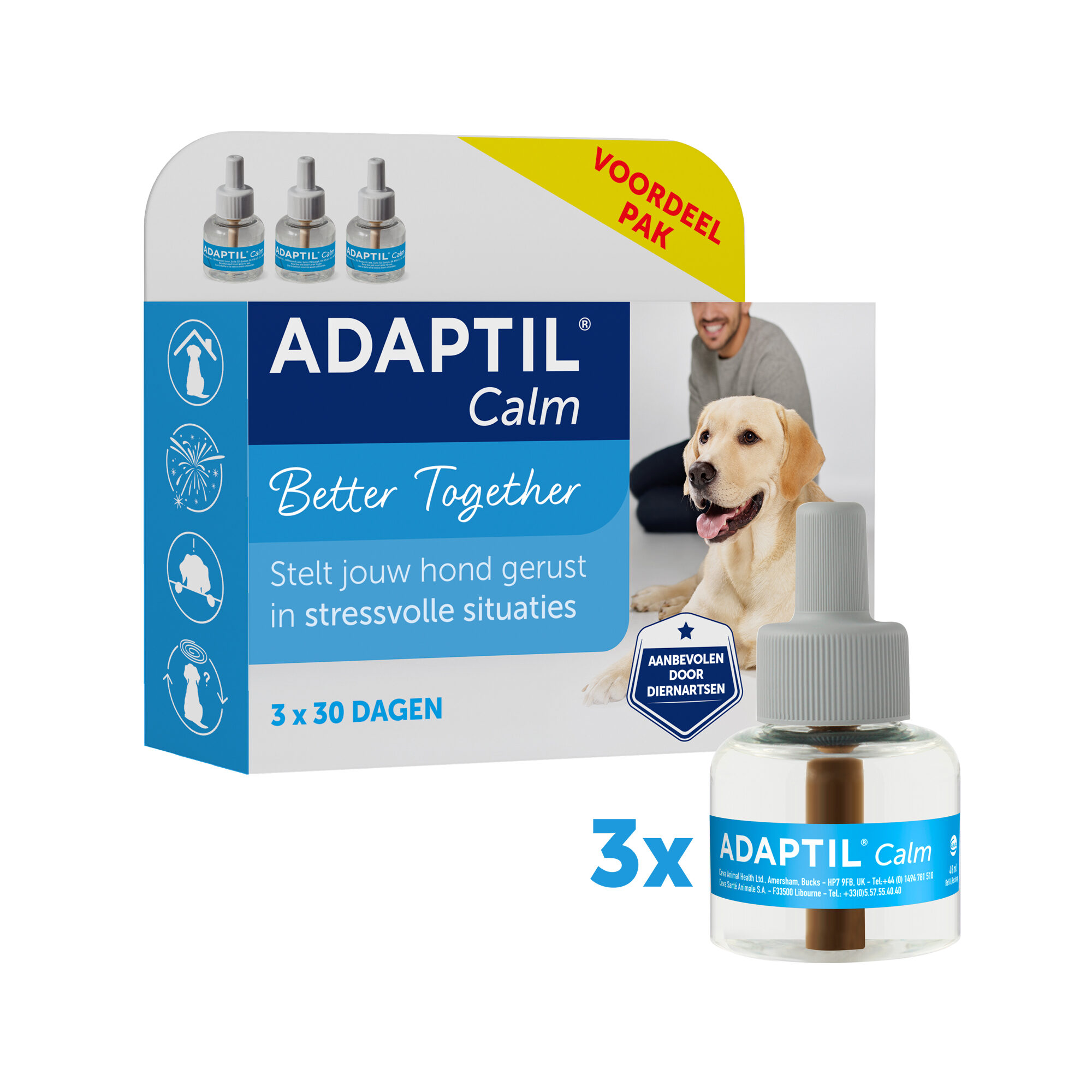 Adaptil Calm Diffuser Refill - 3x 48ml