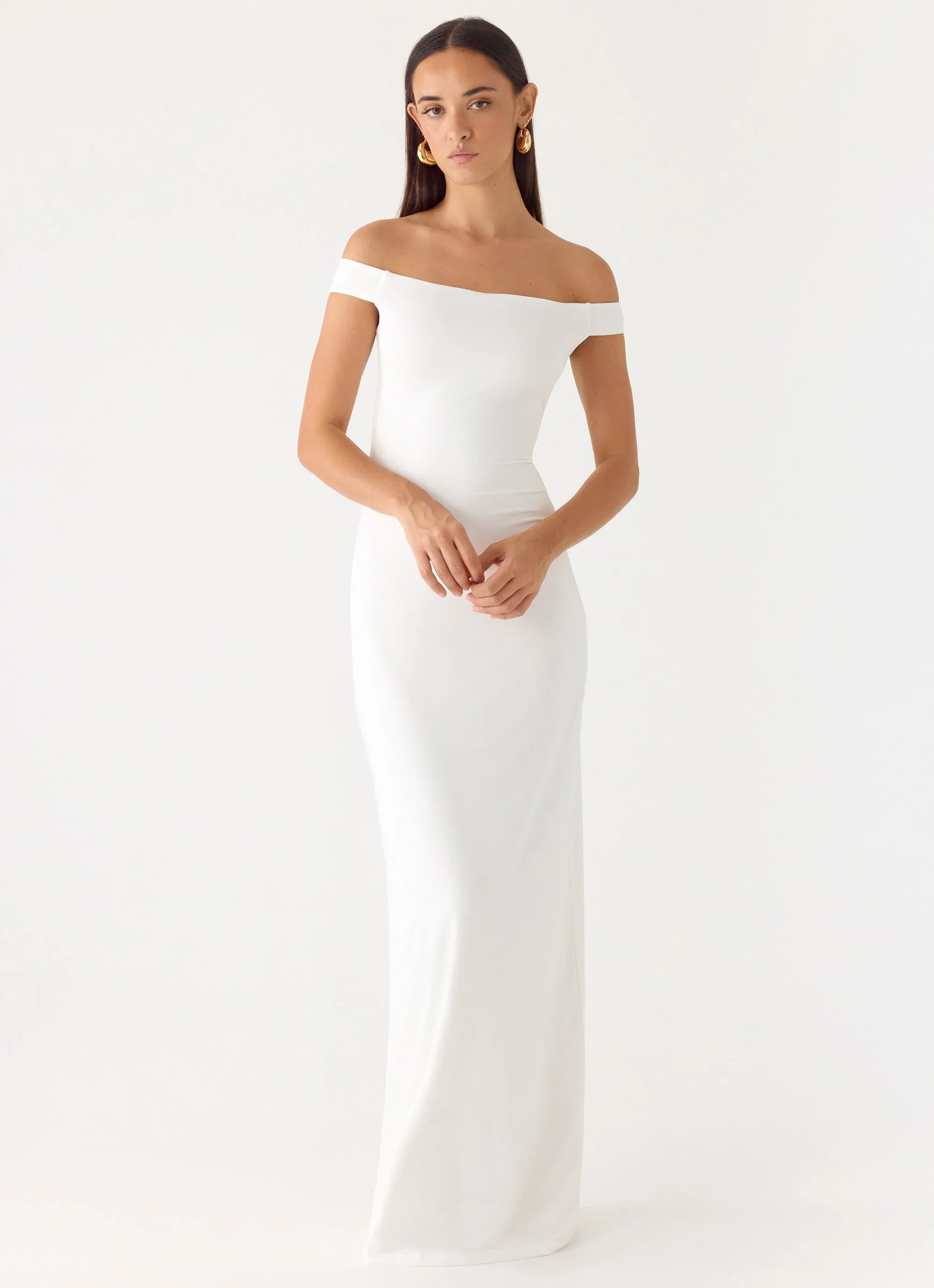 New Intentions Maxi Dress - White