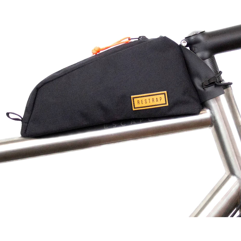 Restrap Bolt-On Top Tube Bag - 0.8L - black