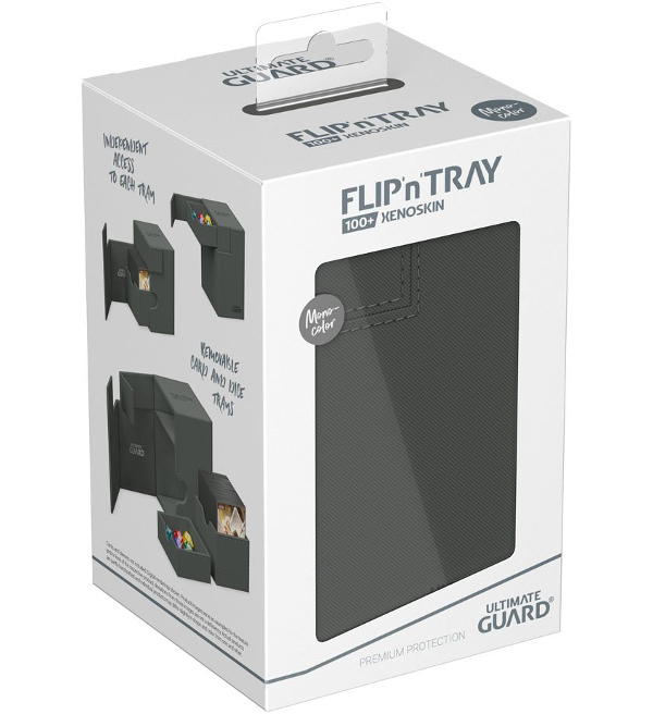 Ultimate Guard Flip'n'Tray Deck Case 100+ XenoSkin Monocolor - Grey